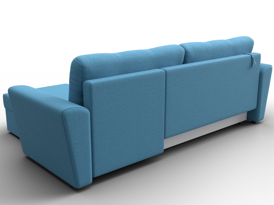 Диваны угловые в гостиную, Угловой диван Амстердам Лайт правый угол, рогожка Амур