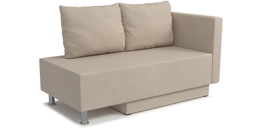 Кушетка Леон Lux, универсальный,  велюр