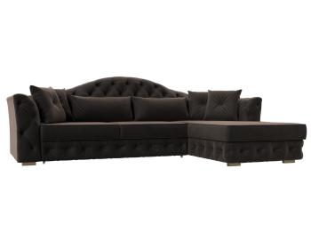 Диван угловой Артис правый угол, велюр