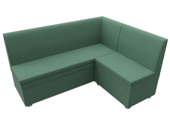 Диван кухонный угловой Уют правый угол, рогожка Амур