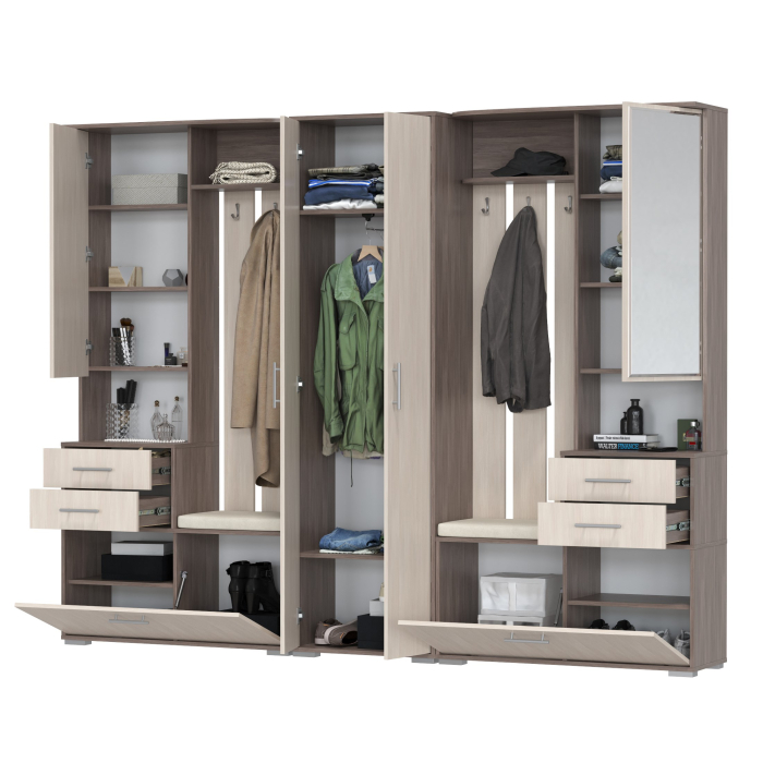 Прихожие, Модульная прихожая Домино № 3