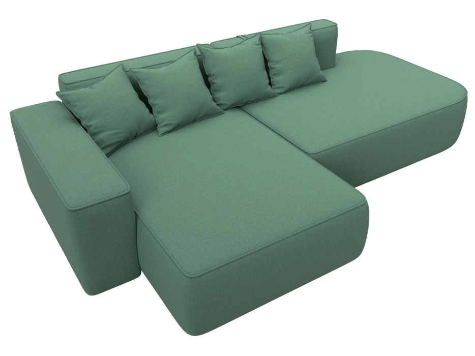 Диваны угловые в гостиную, Диван угловой Лига-065 угол левый, рогожка Амур