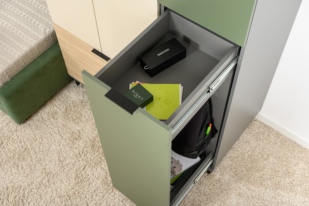 Шкафы одностворчатые, Шкаф-пенал Марвэл 16.316.02