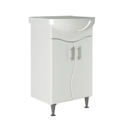 Тумба д/ванной АНГАРА-52 под умывальник Альфана-52 (ПВХ)