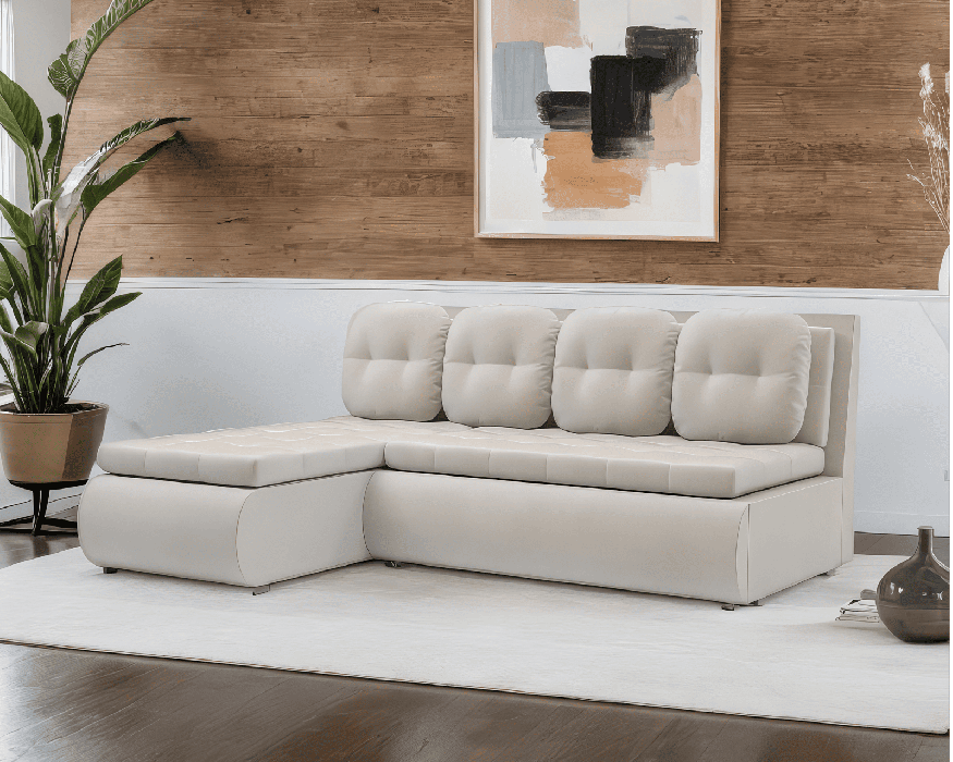 Диваны угловые в гостиную, Диван угловой Кормак (Бархат)