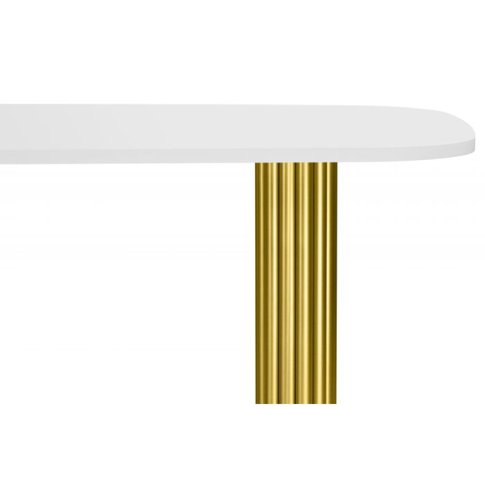 Обеденные столы, Деревянный стол Бавария 160*90 (золотые ноги)