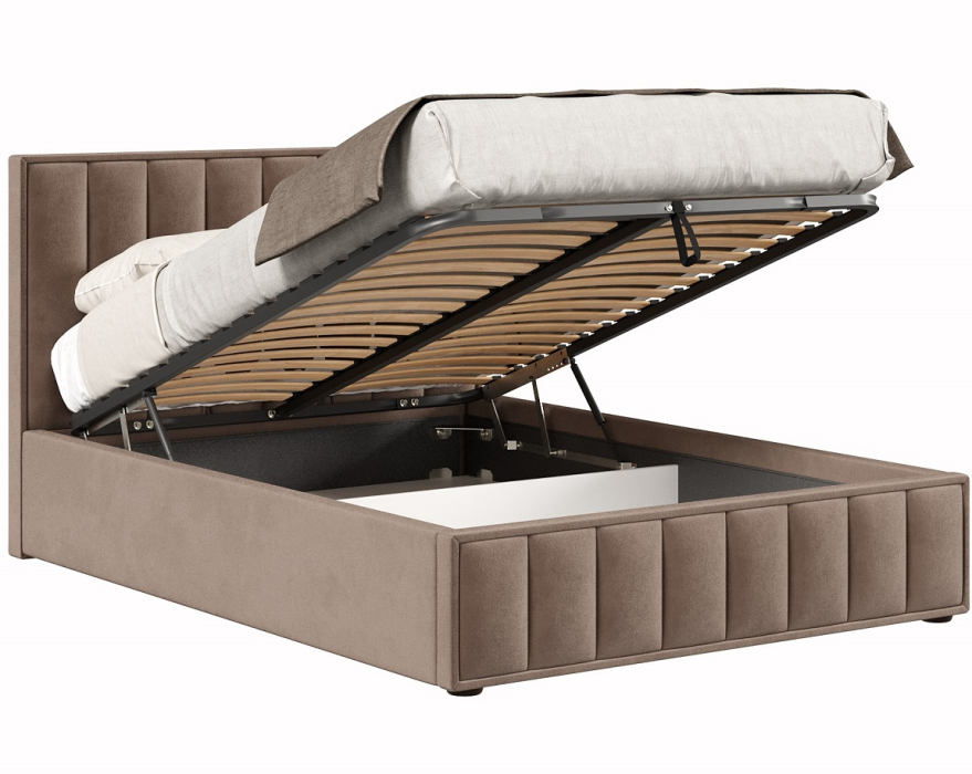 Мягкая кровать, Кровать с подъёмным механизмом 1800 Анкона