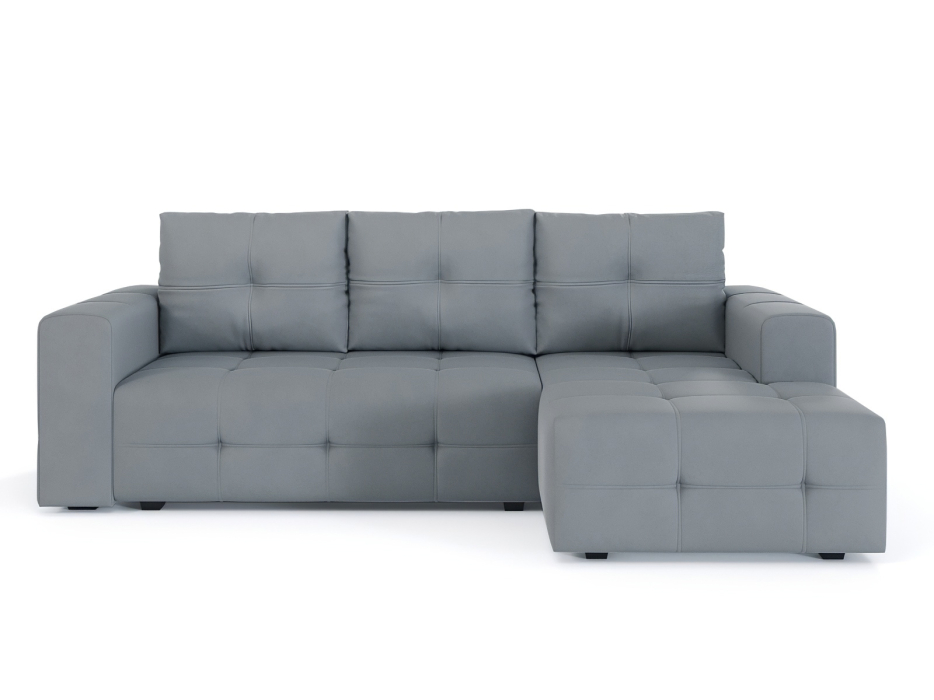 Диваны угловые в гостиную, Диван-кровать угловой Прадо, еврокнижка, велюр