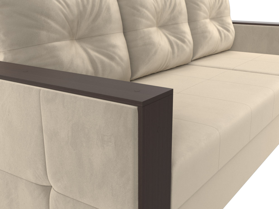 Диваны угловые в гостиную, Угловой диван Валенсия Лайт правый угол, микровельвет