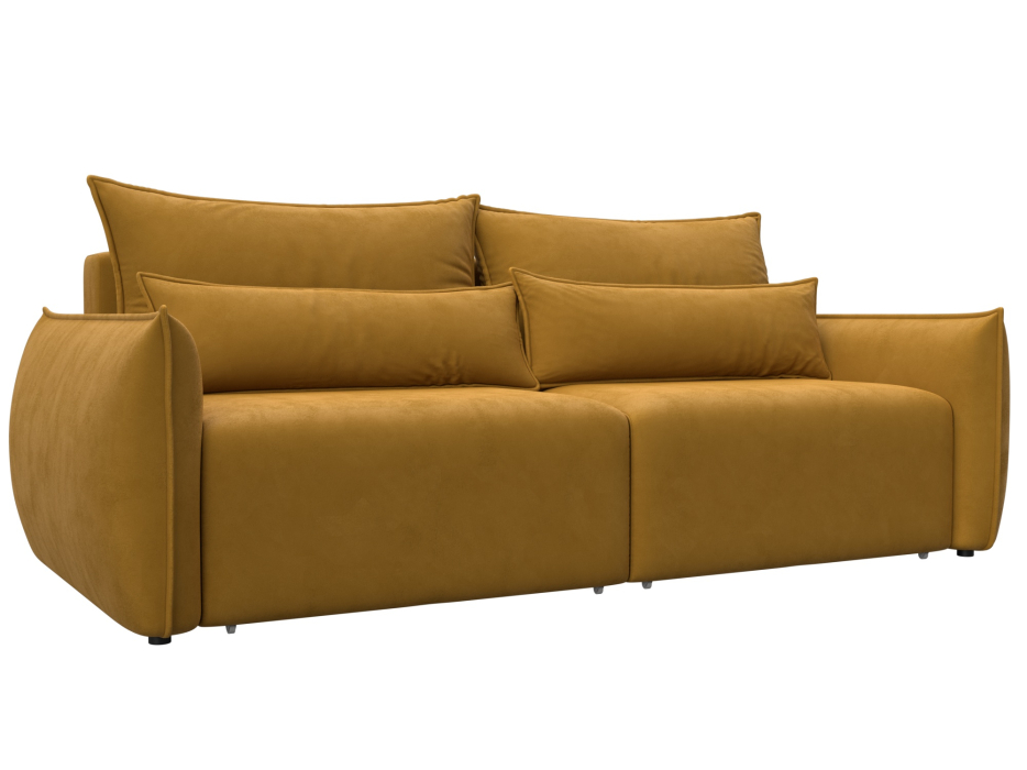 Диваны еврокнижки, Диван прямой Лига-051 НПБ, велюр BRUT