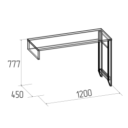 Стол-консоль Аурелио 13