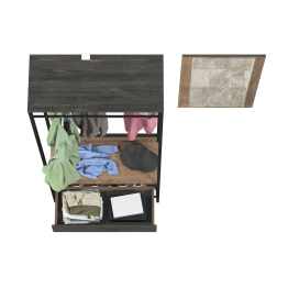 Прихожая открытая с зеркалом Трувор