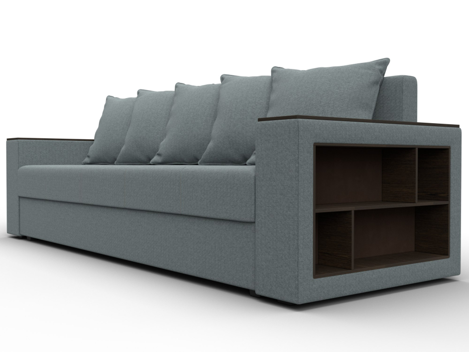 Диваны кровати со спальным местом, Диван прямой Дубай Лайт, рогожка Амур