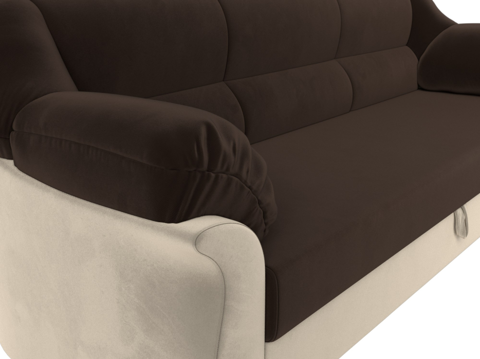 Диваны кровати со спальным местом, Диван прямой Карнелла, микровельвет