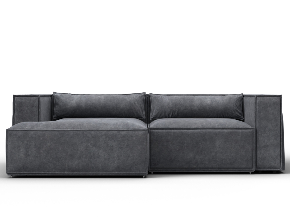 Диваны угловые в гостиную, Диван угловой Лига-061 угол левый, велюр BRUT