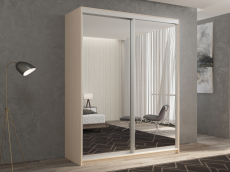 Шкафы-купе 2-х дверные, Шкаф-купе 2х дверный Кааппи 1 140х60