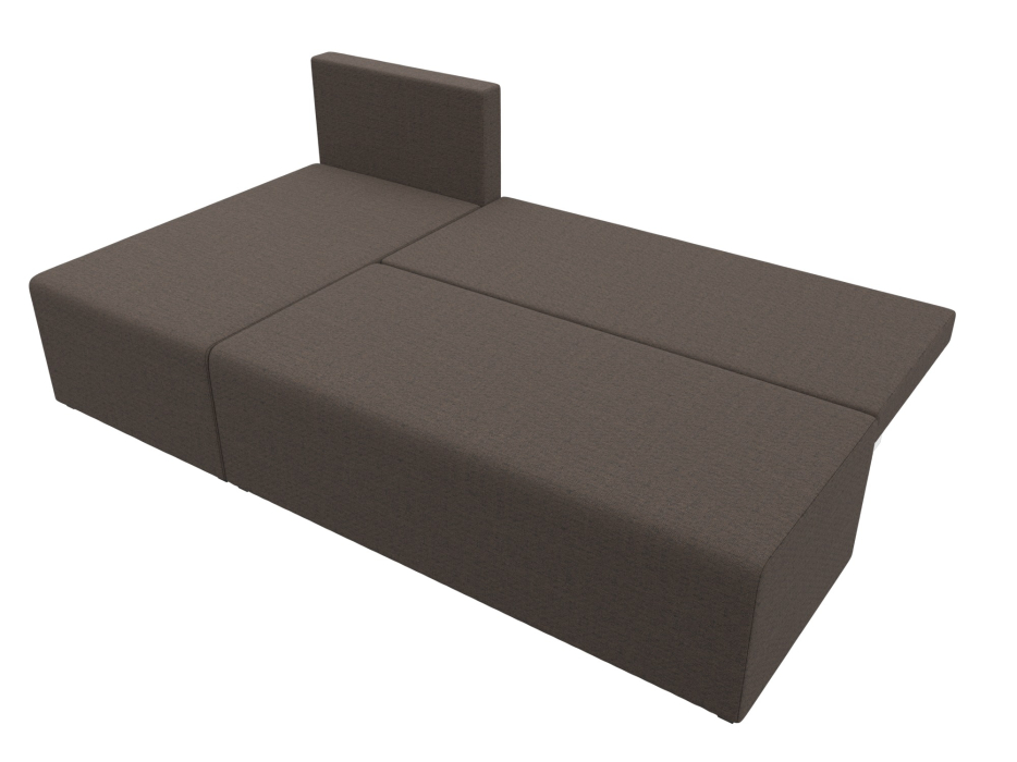 Диваны угловые в гостиную, Диван угловой Поло левый угол, рогожка Амур