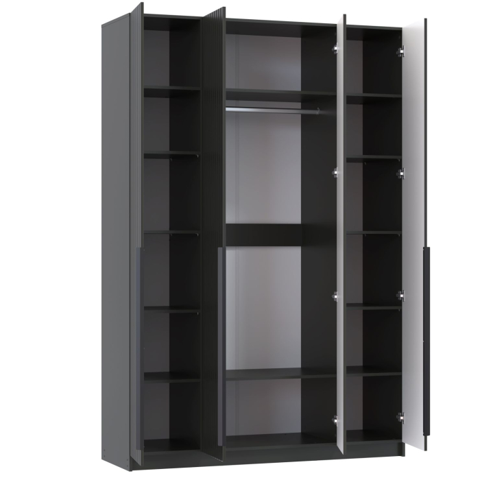 Для одежды, Шкаф для одежды 67.13 Брандо (4-х дв.) МДФ