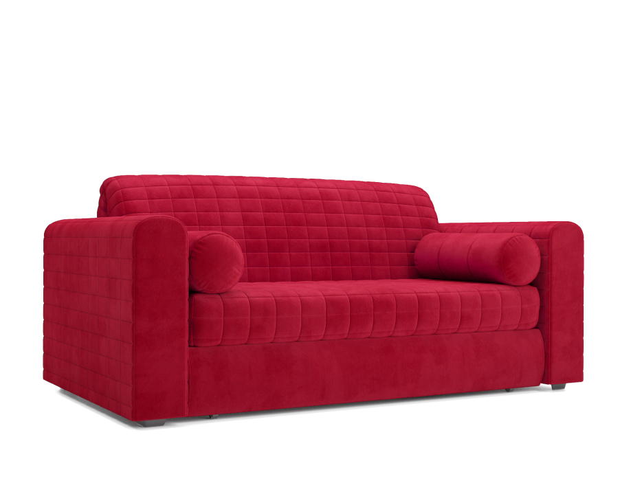 Диваны с ящиком для белья, Диван аккордеон Барон №5 НПБ 120х200 Микровелюр