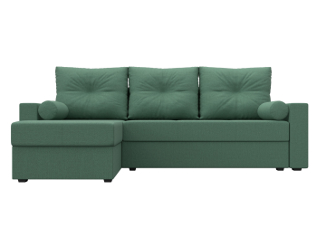 Диван угловой Верона Лайт левый угол, рогожка Амур