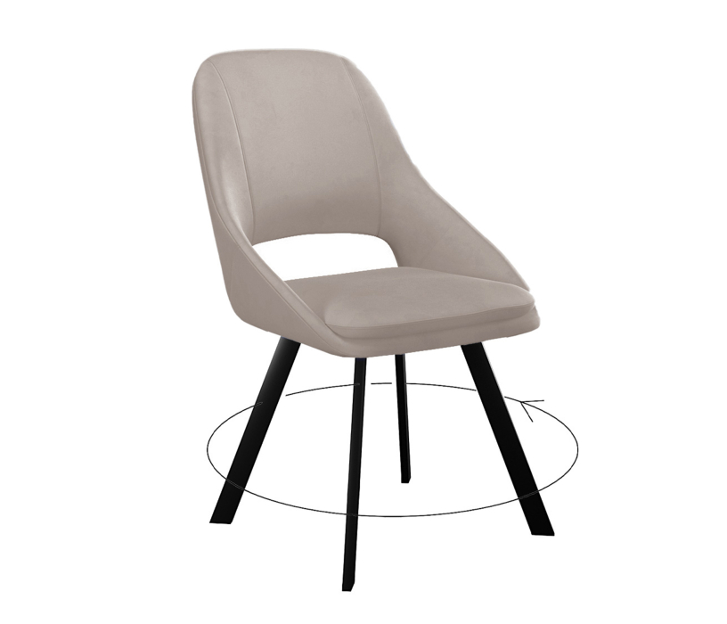 Стулья, Стул DikLine 247 поворотный (опоры черные)