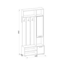 Прихожая Конти