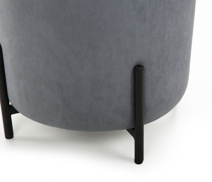 Пуфы дизайнерские, ПУФ ШАРЛЬ круглый, велюр