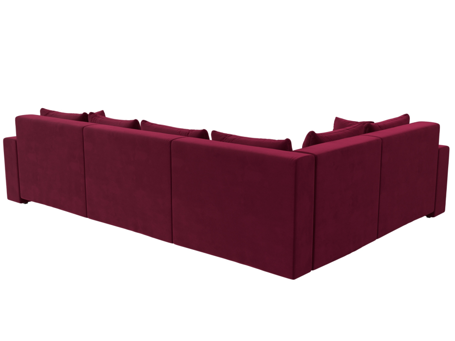 Офисные диваны, Угловой диван Майами Long левый угол, микровельвет
