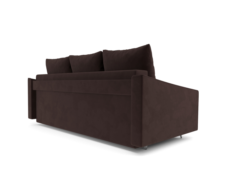 Диваны кровати со спальным местом, Диван прямой тик-так Уэльс (Велюр)