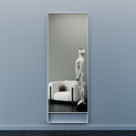 Зеркала в спальню, Напольно-настенное зеркало в раме GENGLASS HALFEO SLIM LEG XL