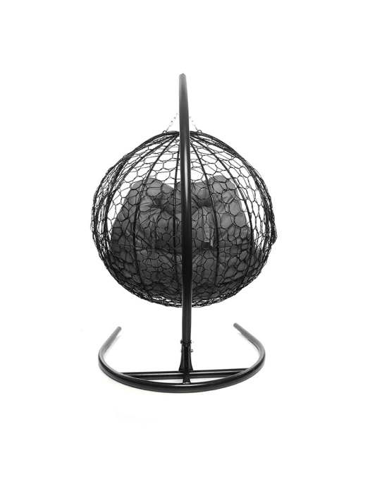 Подвесные кресла, Подвесное кресло ДЛЯ ДВОИХ с ротангом чёрное