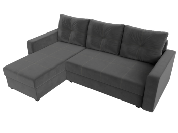 Угловой диван Ливерпуль Лайт левый угол, велюр