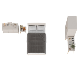 Мебель в спальню Афина с кроватью 1200