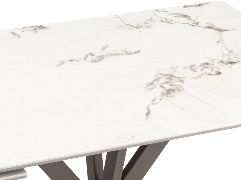 Обеденные столы, Стол обеденный STOOL GROUP Marmer 120-180/80/76 столешница МДФ16/керамика