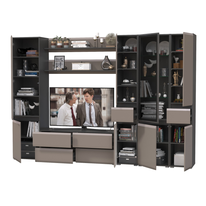 Стенки для гостиной, Сидней Комплектация № 65