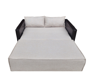 Диван-кровать аккордеон Барон 120, велюр/экокожа