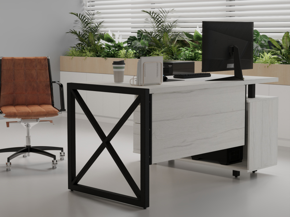 Угловые, Стол рабочий универсальный Калифорния Хардвиг СР01 ЛДСП