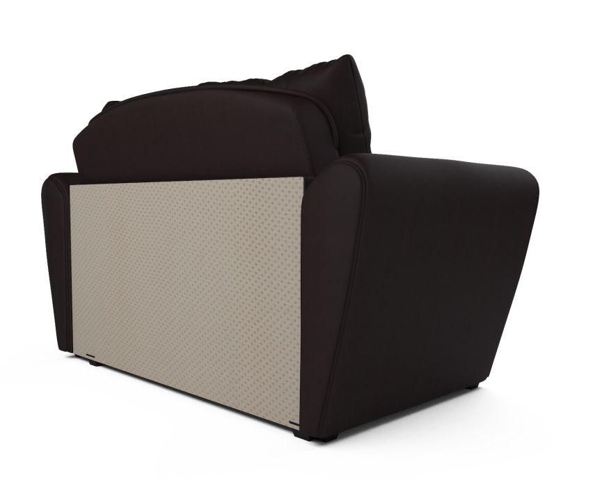 Диваны кровати со спальным местом, Диван прямой выкатной Квартет (Экокожа)