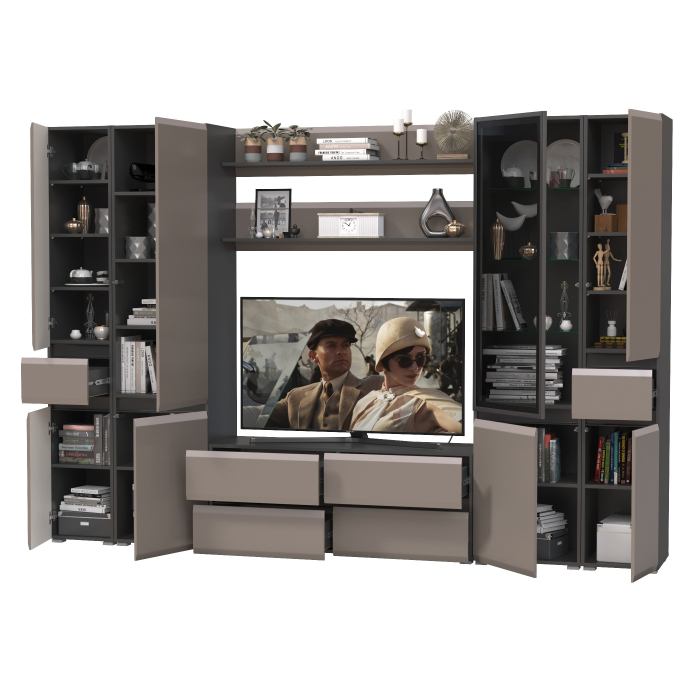 Стенки для гостиной, Сидней Комплектация № 66