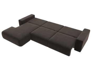 Диван угловой Лига-036 Классик Лонг левый угол, велюр