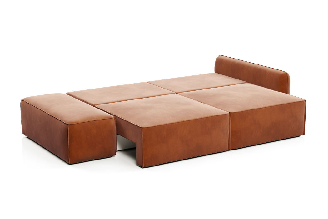 Диваны с ящиком для белья, Диван прямой ПОРТЛЕНД с банкеткой