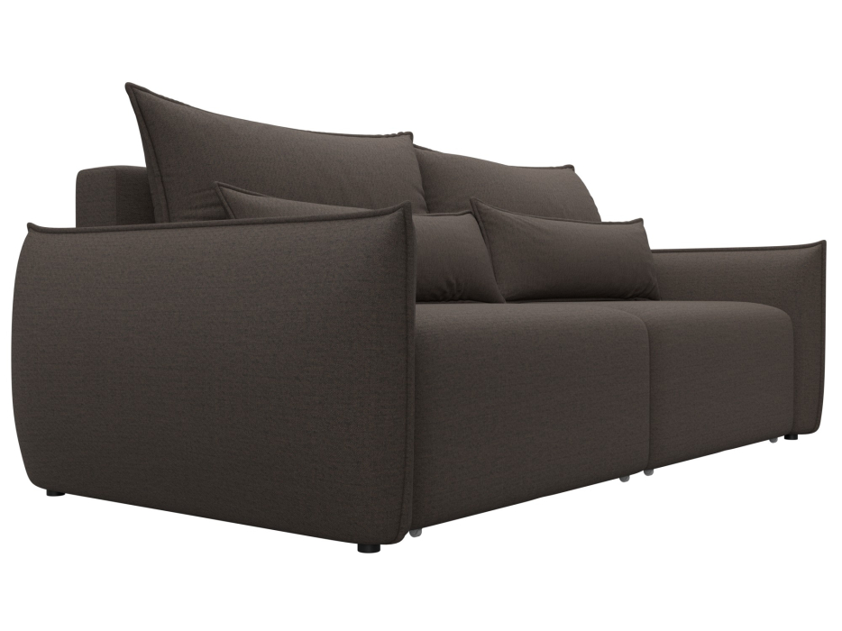 Диваны еврокнижки, Диван прямой Лига-051 НПБ, рогожка Амур