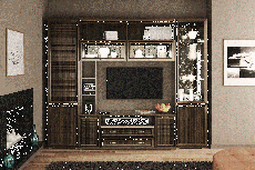 Стенки для гостиной, Модульная гостиная Карина композиция 9