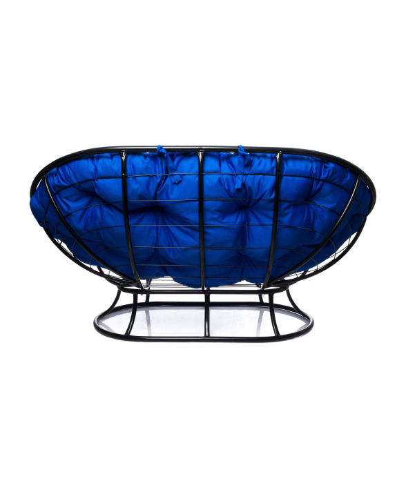 Диваны, Диван МАМАСАН без ротанга чёрный металл