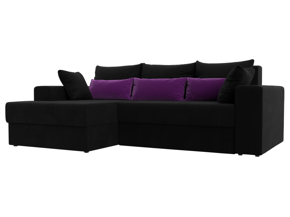 Офисные диваны, Угловой диван Майами левый угол, микровельвет