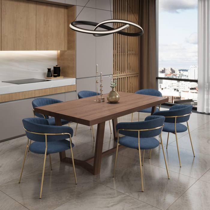 Стулья, Стул Whispered Fusion вельвет, золотой