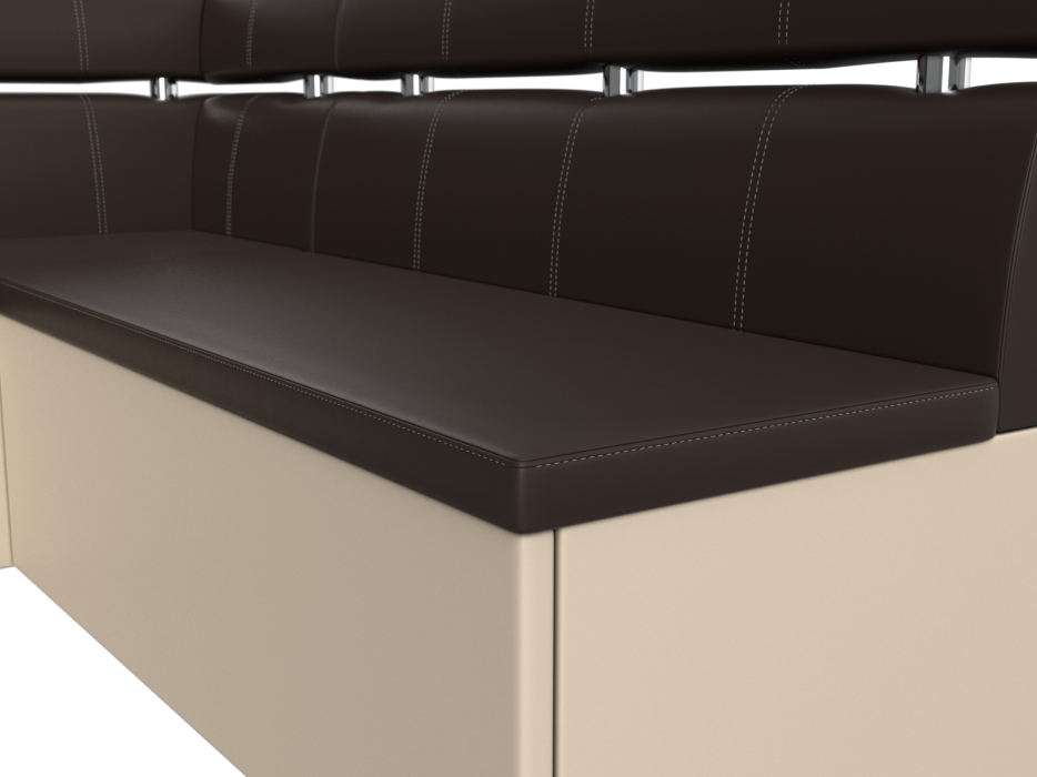 Диваны угловые кухонные, Кухонный угловой диван Классик левый угол, экокожа