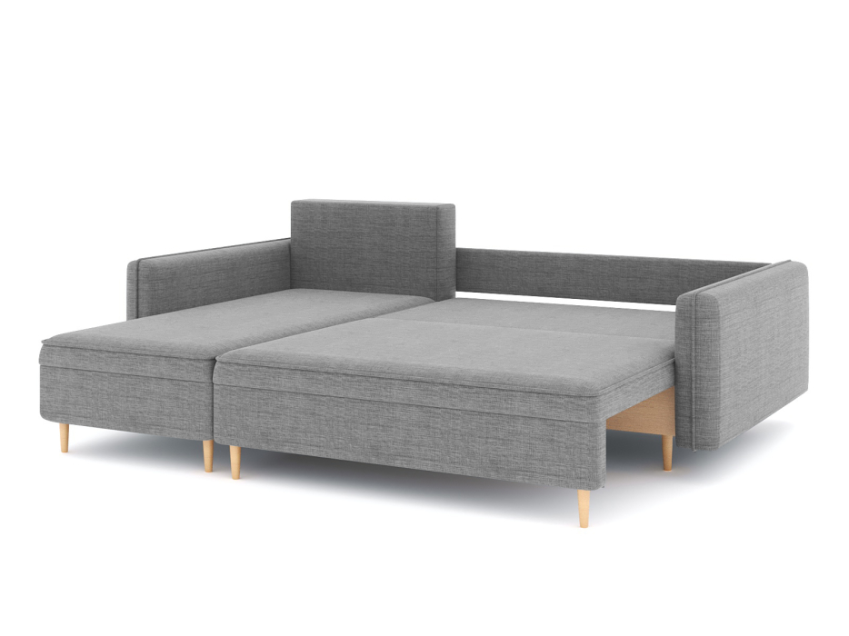 Диваны угловые в гостиную, Диван-кровать угловой Рон еврокнижка-пантограф, рогожка Люкс