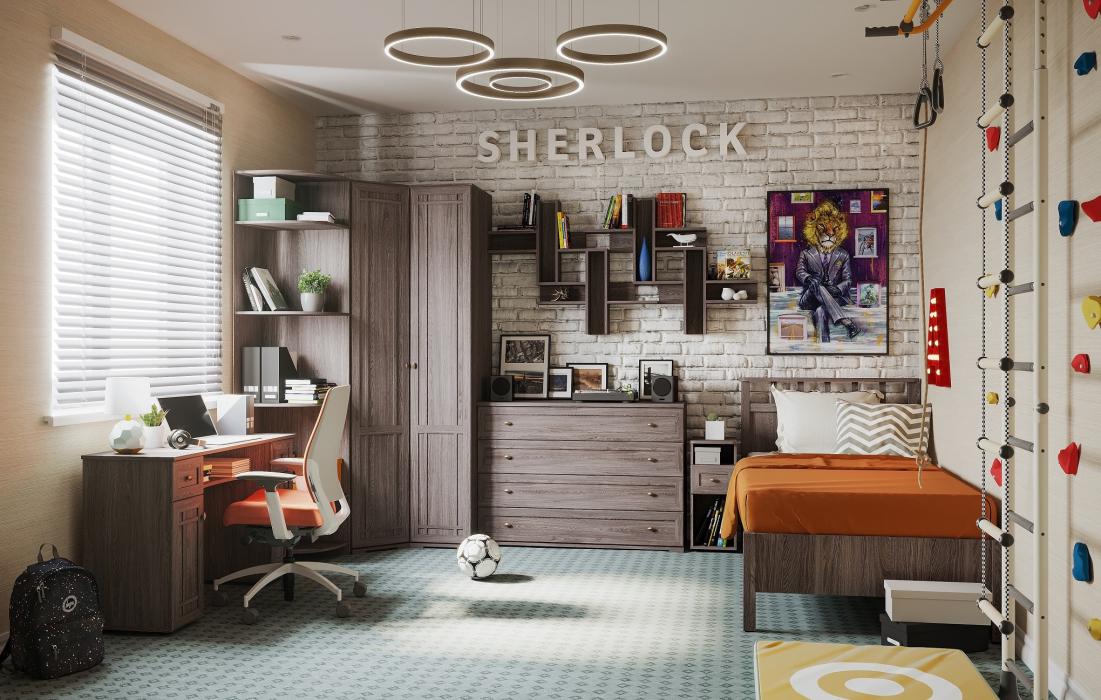 Прикроватные тумбы, Тумба прикроватная высокая Sherlock 51