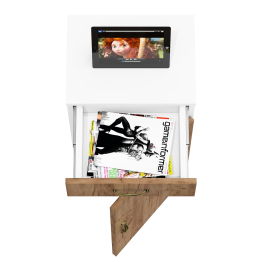 Тумба с ящиком и дверкой Лидер-8 МД 3.15.